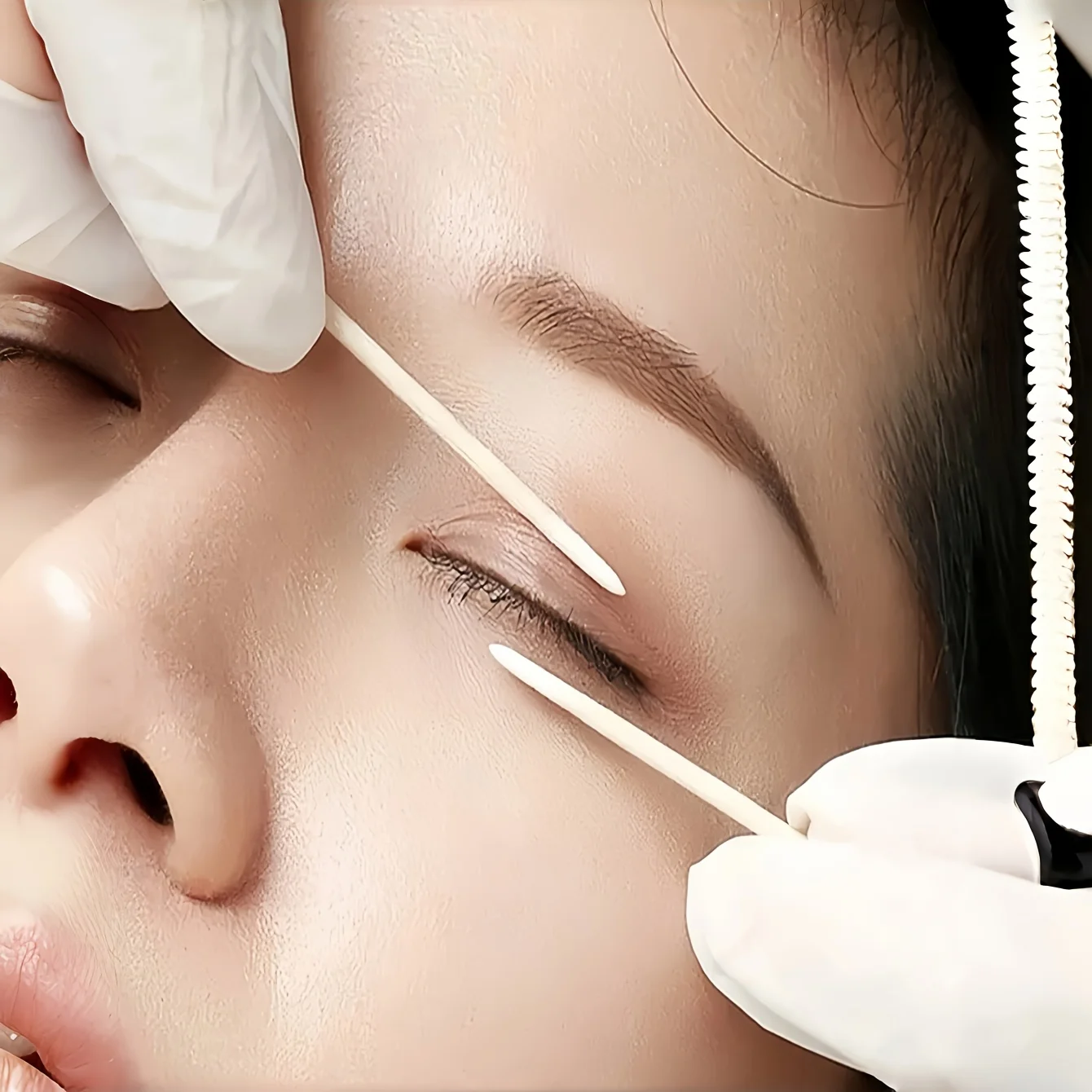 700個のミニマスカラブラシセット、小さなメイクブラシ、レディースマスカラブラシ、マスカラブラシ、まつげコーム、まつげセパレーター、