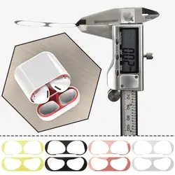 Suitable For Apple AirPods 4 Dustproof Metal Stickers Anti Drop Scratch Resistant Sticker Cover Earphone Accessories