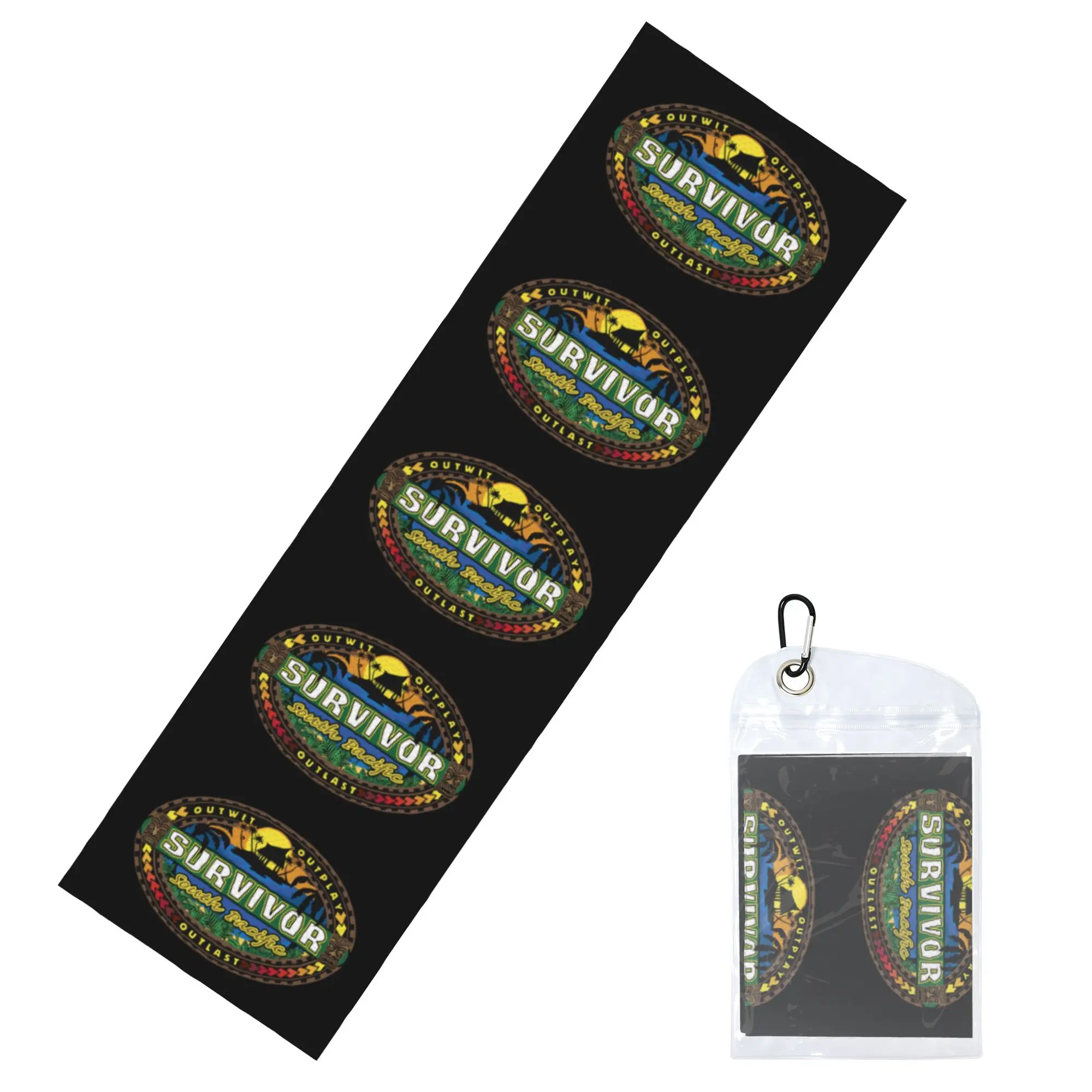 Reality TV Survivor South Pacific Cold Exercise Towel Quick Dry Face Towel  Running Towels