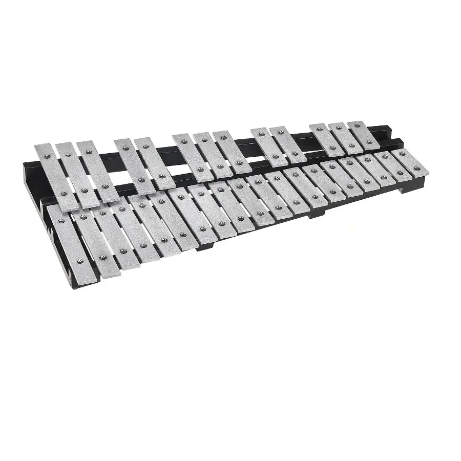 

32-нотный ксилофонный колокольчик Glockenspiel, ударный инструмент с молотками, барабанные палочки и сумка для переноски, профессиональный Glockensp