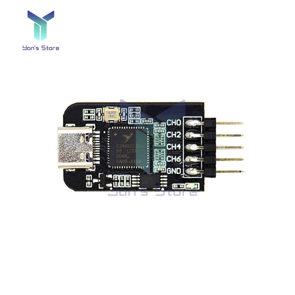 Imagem -06 - Mini Analisador Lógico de Interface tipo c Canais Ferramenta de Depuração Fpga Arm Mcu Amostragem 1624mhz Suporta Windows e Mac