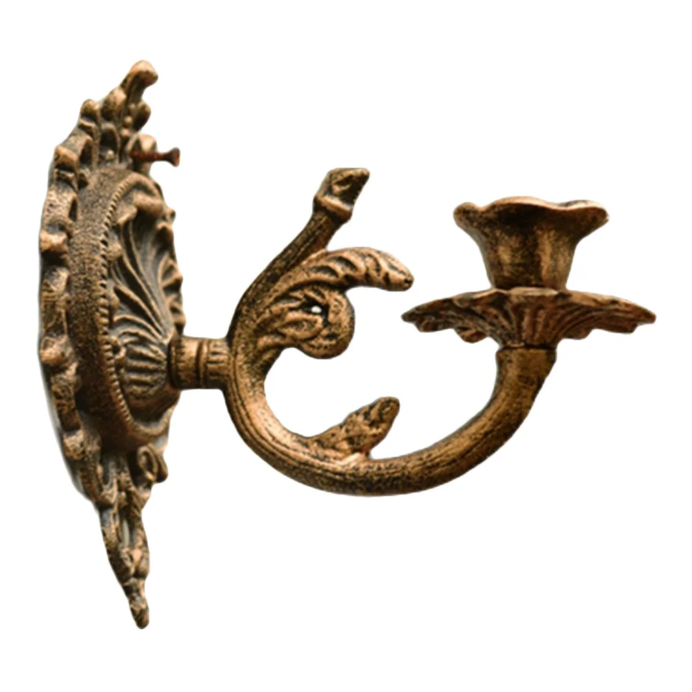 

Wall Mount Cast Iron Sconces Vintage Rustic Holder Decorative Hanging Fixture For Home Living Room Bedroom Decor
