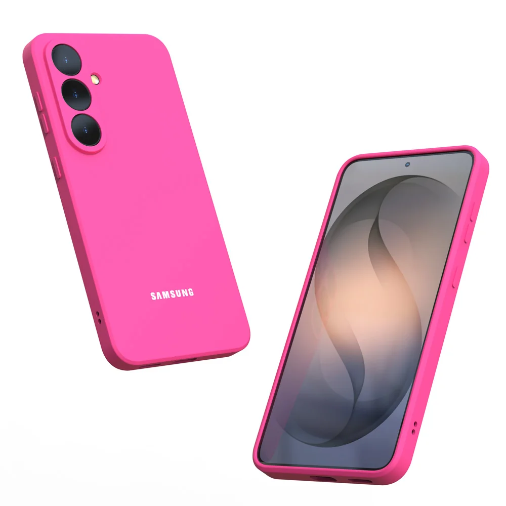 Für Samsung Galaxy S26 S25 S24 S23 Ultra Plus FE A57 A37 A17 A56 A36 A16 A55 A35 A15 Hülle Flüssiges Silikon Handy-Rückseiten-Cover Funda