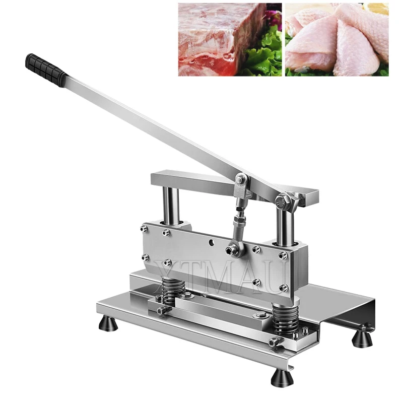 

Stainless Steel Frozen Meat Slicer Bone Cutting Lamb Slicer Machine Multi-Fuction Frozen Chicken Duck Fish Cutter