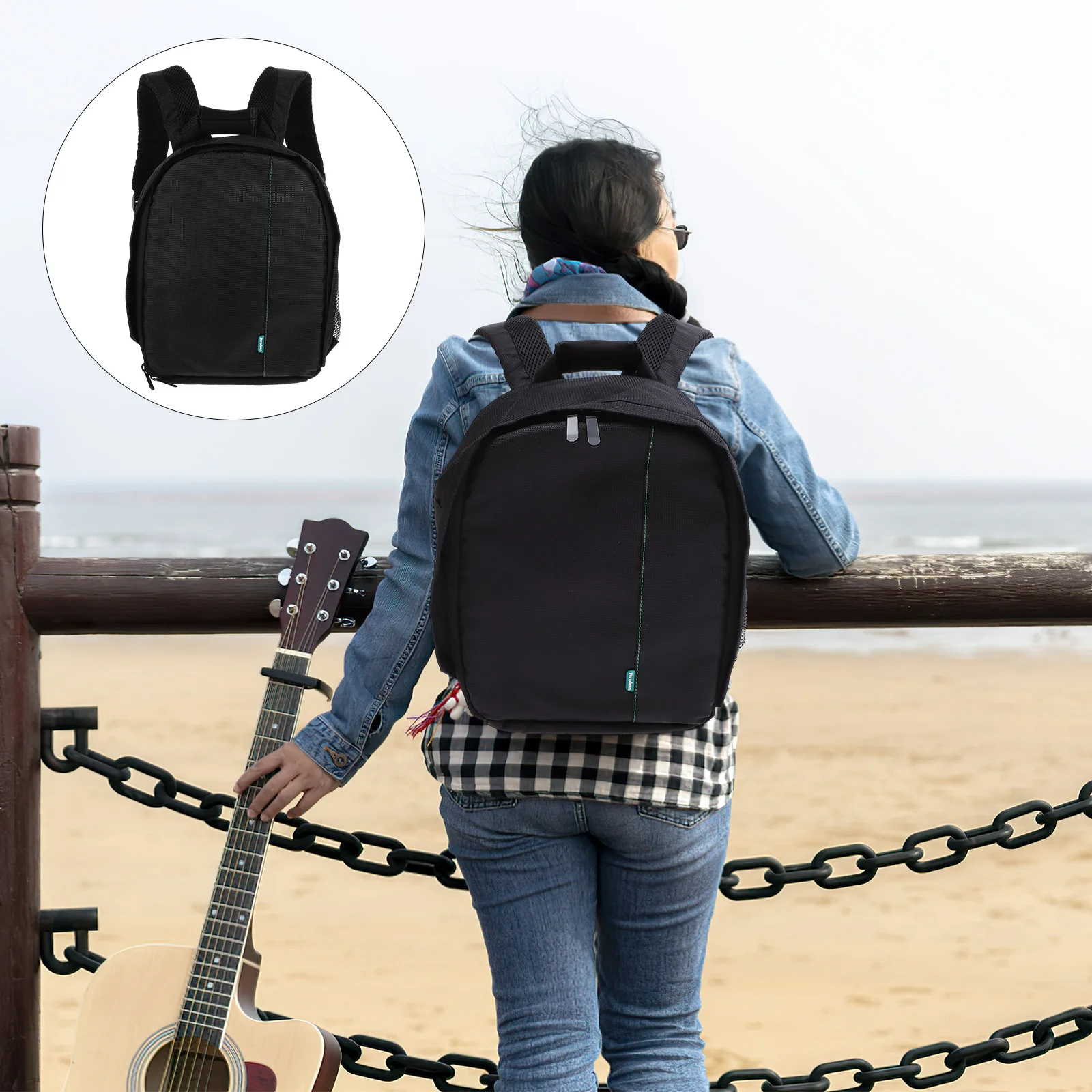 

Camera Backpacks for Photographers Bag Traveling Waterproof Shoulder Green Rucksack