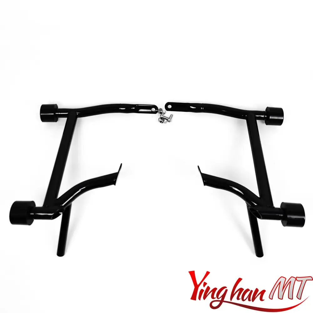 Motorcycle Rear Saddlebag Guard Rails Bracket For Harley Touring Electra Glide Ultra Road King Street Glide Road Glide 09-23