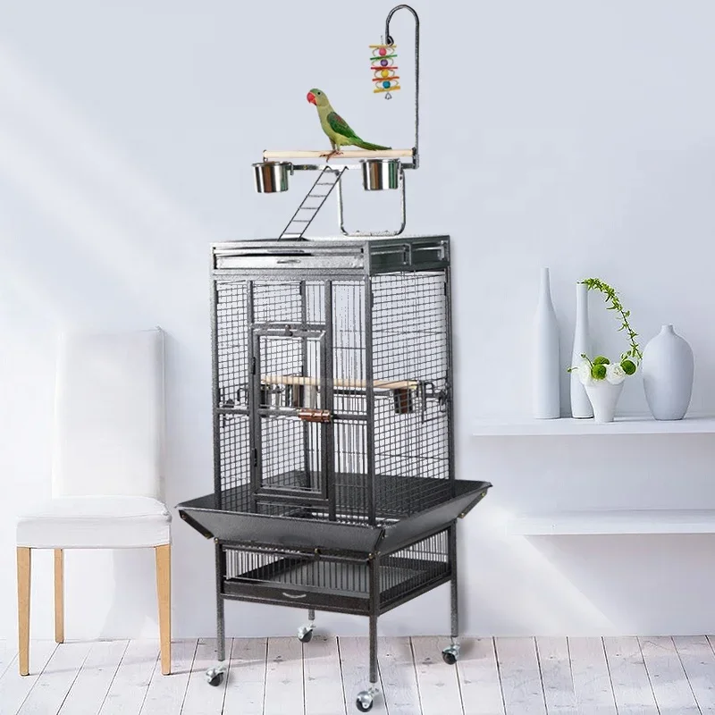 Wholesale Decorative Bird Cages Wedding Comfortable White Seed Catcher Big Metal For Cages Extra Large Bird Cage