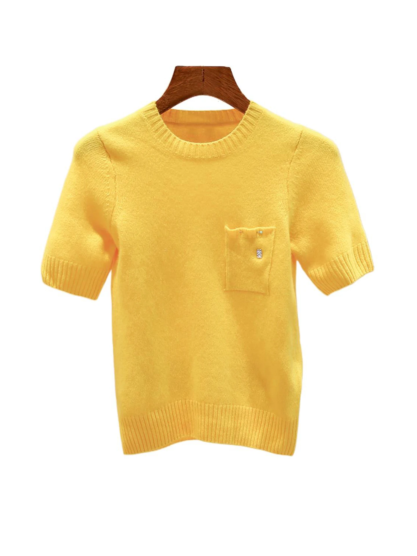 

S Home South Oil Высококачественная женская облегающая трикотажная футболка с надписью Faion Embellied Diamond, осень-зима, Новое поступление