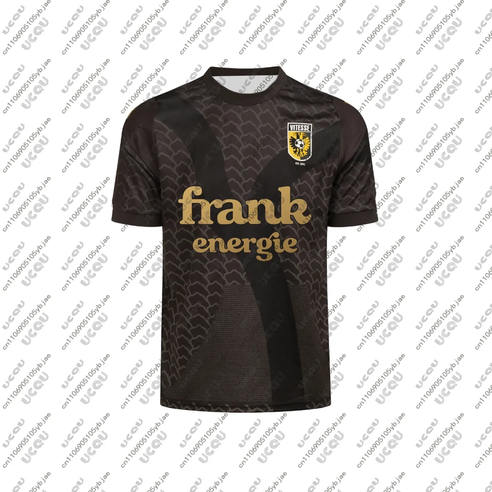 2025/26 Heren Kinderen Jongens Ademend Voetbalshirt Sneldrogend Sport Weg Mannelijke Gift Top Volwassen Thuis Voetbalwedstrijd V-Vitesse Hot