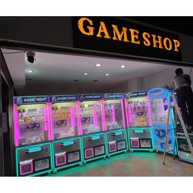 

Настройте внешний вид. Машина с когтями. Домашняя игра с монетоприемником для парков развлечений. Кукольная машина с аккceptor банкнот.