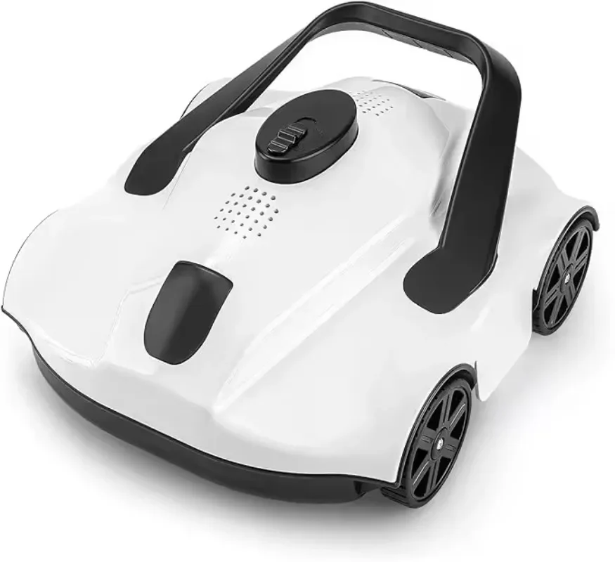 Wireless Robotic Pool Vacuum Cleaner Automatic Cleaning with Self-Parking Capabilities