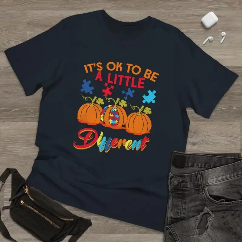 Its Ok Little Different Autism Awareness T Shirt Adult Kid Xmas Puzzle Top