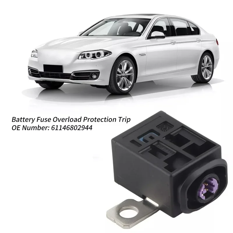 For BMW 5 6 7 Series G30 G31 G38 F90 M5 Crash Battery Fuse Overload Pyrofuse Battery Power Off Switch Protection 61146802944