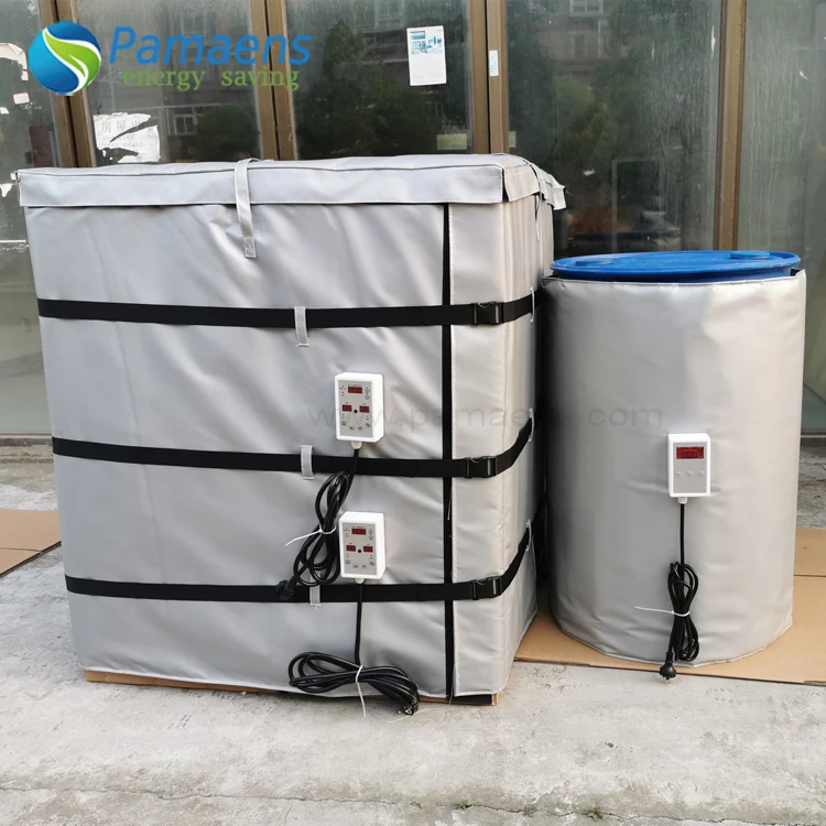 High Quality 1000 Litre IBC Tote Heater Jacket Heating Blanket with Digital Thermostat and Overheating Protection