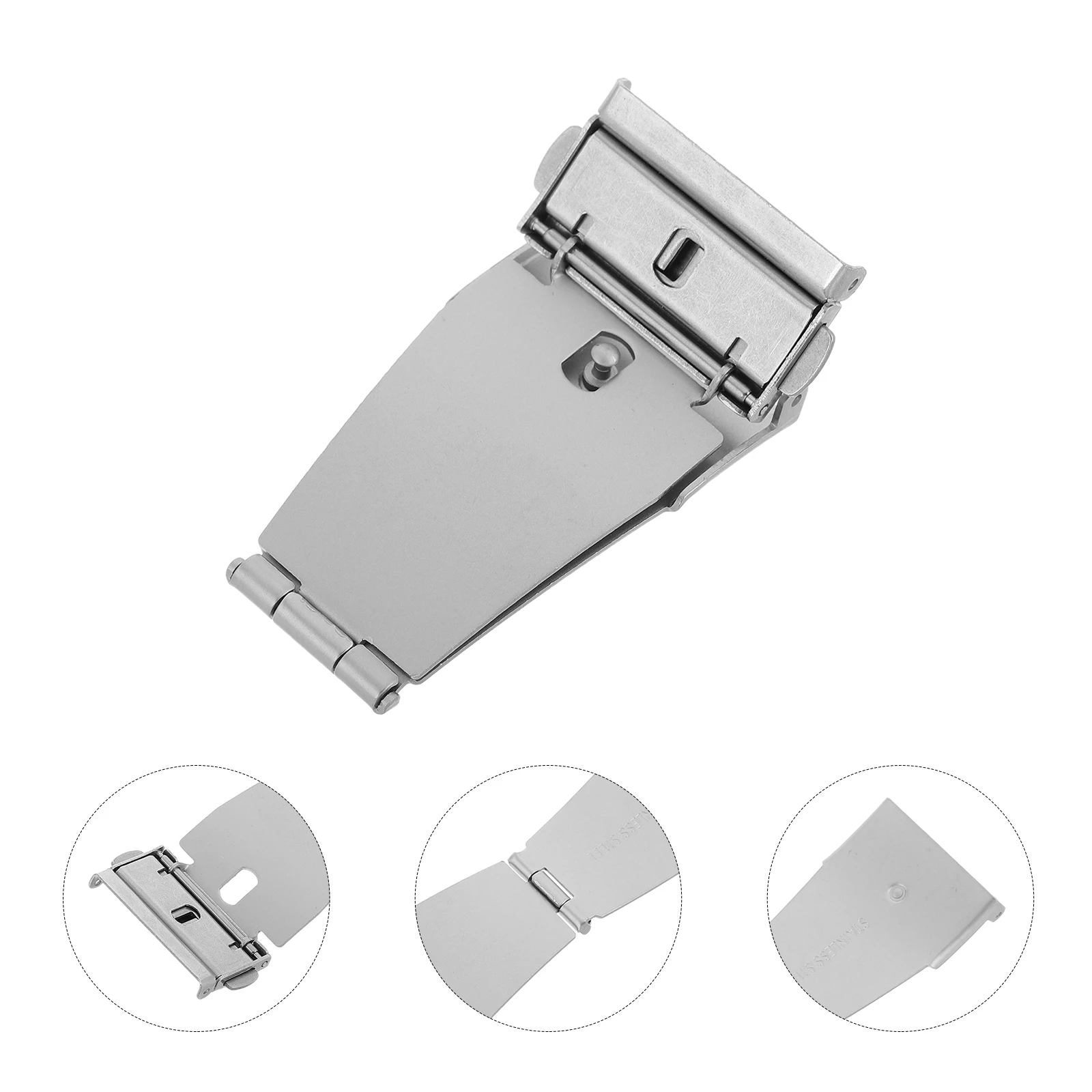

Folding Strap Buckle Metal Watch Bands for Men Straps Men's Wrist Bracelet Watches Women Silver Watchbands Child