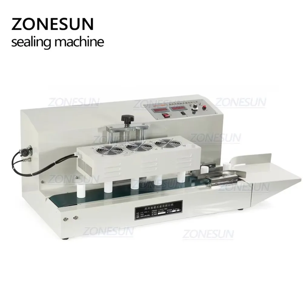 Automatic Continuous Plastic Bottle Heat Sealing Electromagnetic Induction Aluminum Foil Sealing Machine for Food