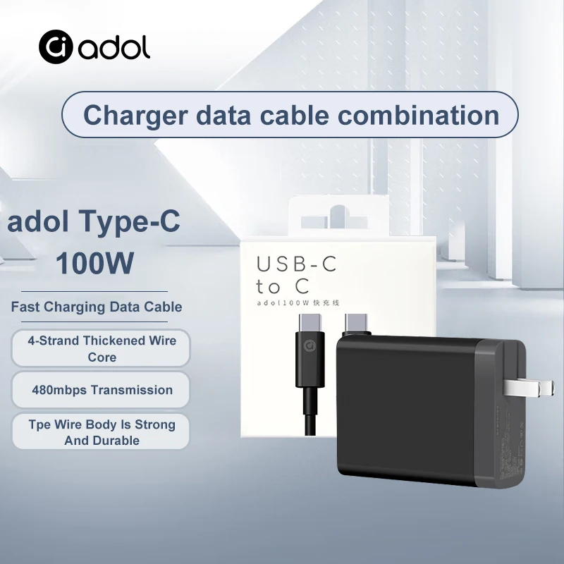 

ASUS adol 100W USB C GaN Charger Desktop Quick Charge QC 4.0 3.0 Type C Fast Charging For iPhone 15 Laptop MacBook Samsung