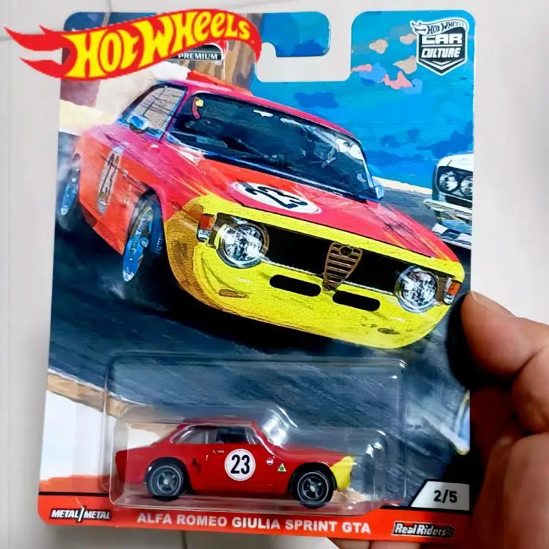 

Hot Wheels Премиум Культура автомобилей ALFA ROMEO GIULIA SPRINT GTA 1/64 Литая под давлением модель автомобиля FPY86 Игрушки для мальчиков Автомобили Подарки на день рождения