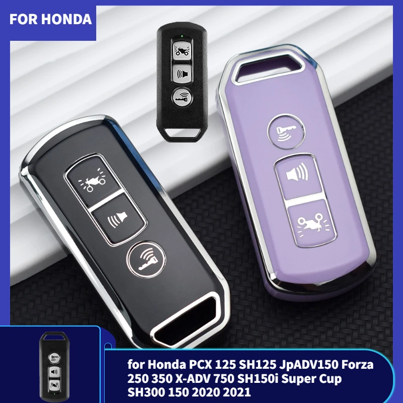 TPU Smart Key Cover Key Case for Honda PCX 125 SH125 JpADV150 Forza 250 350 X-ADV 750 SH150i Super Cup SH300 150 2020 2021