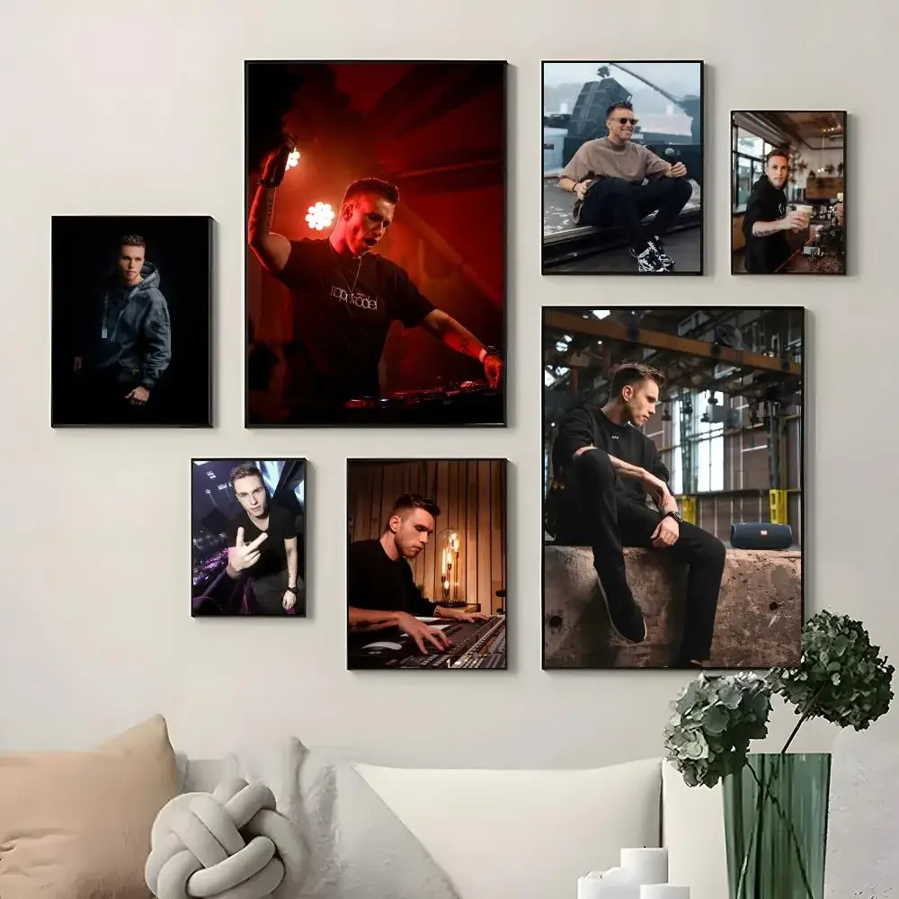 Music N-Nicky R-Romero Poster Waterproof HD Wall Art Decal Self-Adhesive Aesthetic Decor For Home Living