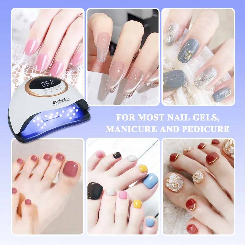 Professionele 66-LED's UV LED-nagellampdroger met vier timers voor nagelgellak uithardende manicure