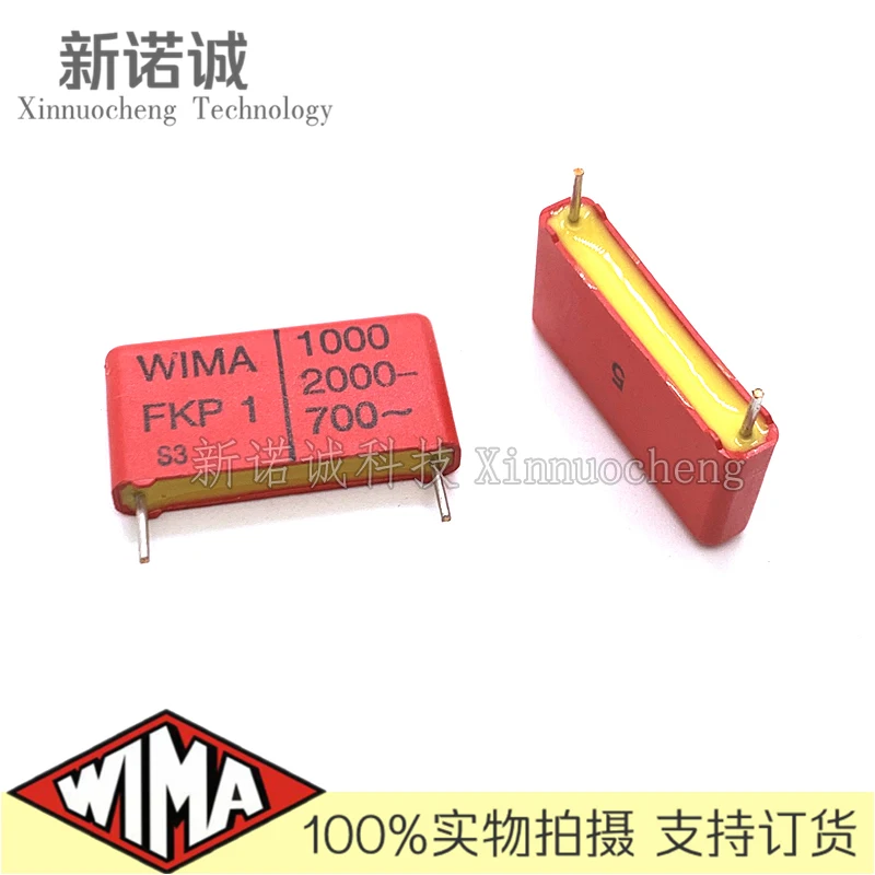 1PCS/5PCS/10PCS/Lot WIMA FKP1 1000PF 2000V 2000v1000PF 5% foil film capacitor 1NF 0.001UF 2000V102