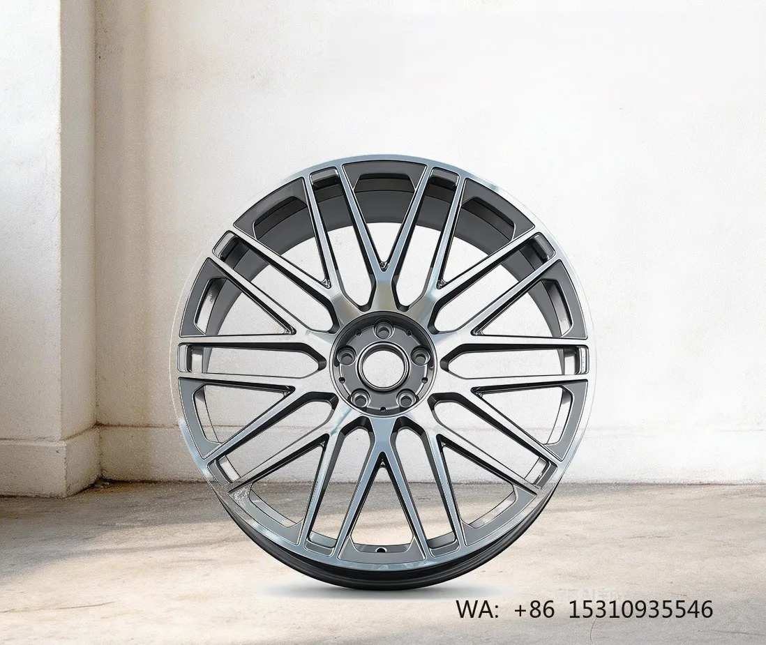 16-32in Gunmetal Grey Y-Spoke Concave Multi Spoke Forged Wheels Aftermarket Auto Mod Rims
