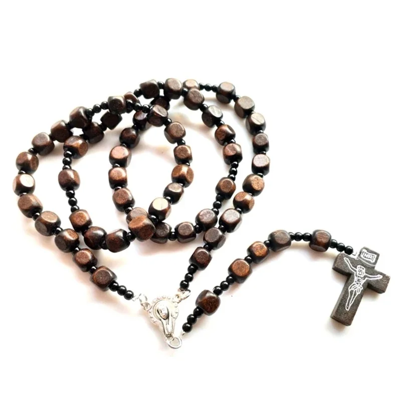 Catholic Rosary Necklaces for Men Women Jewelry Christian Religious Gift