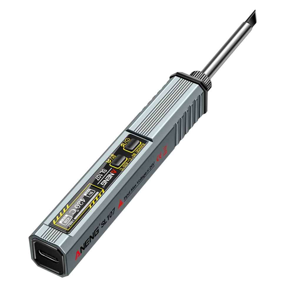 SL107 Tester per saldatore elettrico Punte di stagno Riparazione Saldatura Riscaldamento esterno Nucleo interno Kit di strumenti per saldatore