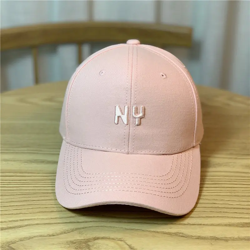 New Hard Top Three-dimensional Embroidery Sunshade Baseball Hat Cotton Sports Leisure Back Button Caps for Men Chapeau Femme