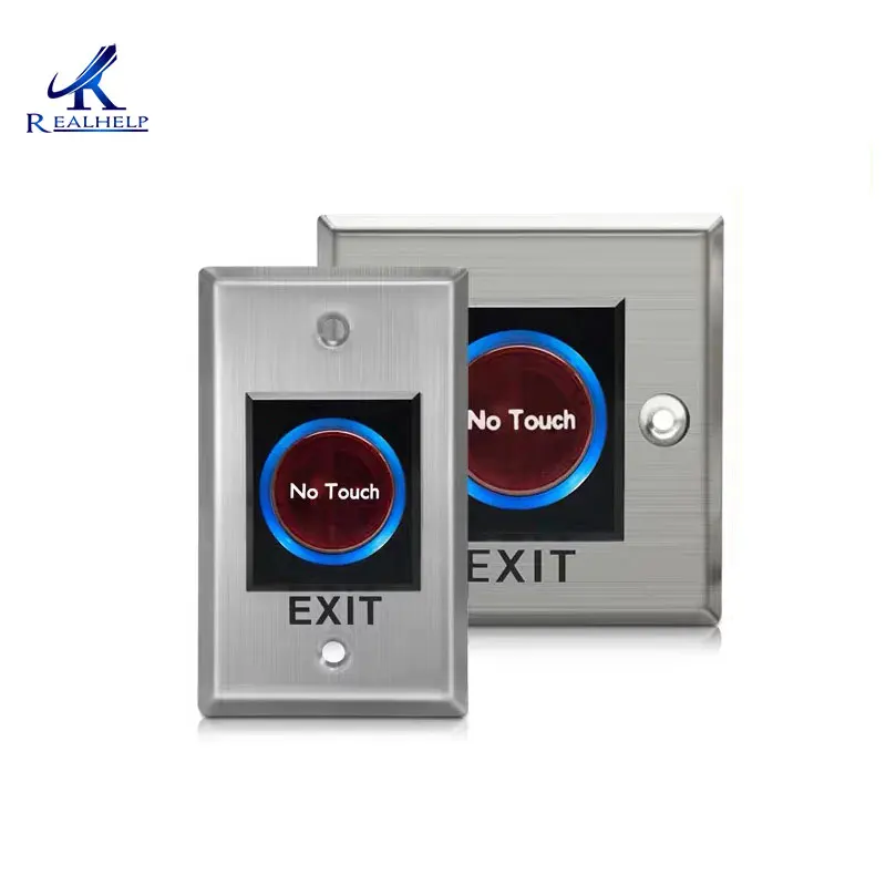 Infrared Sensor Exit Push Button No Touch For Electric Magnetic Lock Access Control System DIY  Gates and Garage Openers