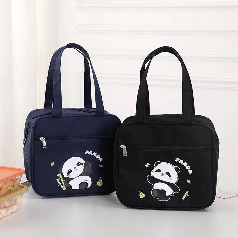 

Cartoon insulated lunch box bag for students - water-resistant large-sized lunch tote bag for carrying lunches
