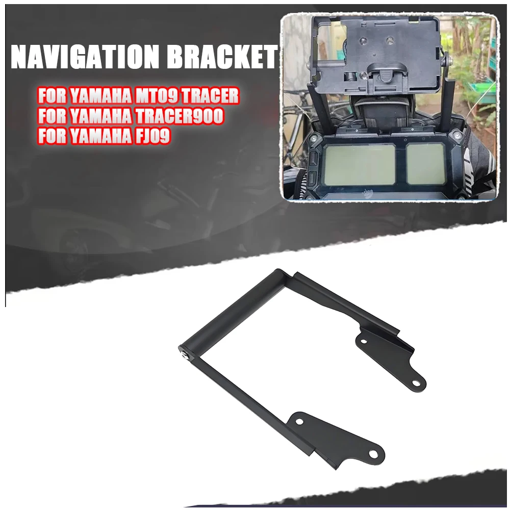 For Yamaha MT-09 MT09 Tracer 900 2015-2017 FJ09 Motorcycle Accessories 22mm GPS Phone Stand Bracket Holder Navigation Plate