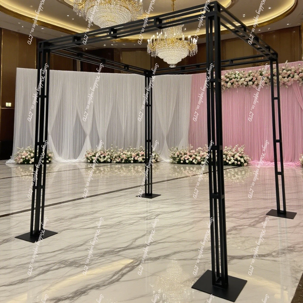 

gold/white/sliver Wedding Supplies Party Stainless Steel Black stand Wedding Decorations Events Party Props Stage Backdrop