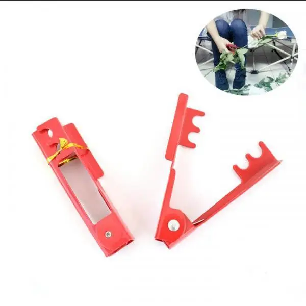 1 pz foglia spina rimozione Clip strumento di rimozione del fiore rosa stelo detergente fiori Piercing pinze strumento per negozio di fiori