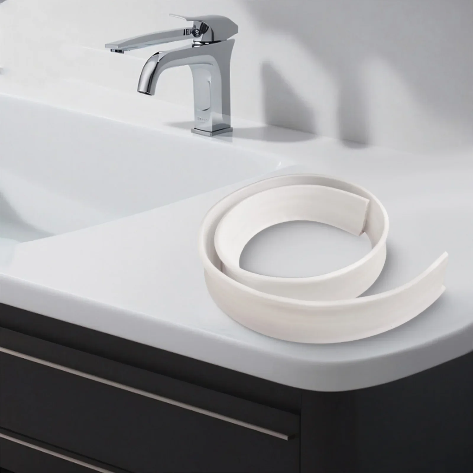 New Bendable Bathroom Water Stopper Shower Floor Wet Dry Separation Kitchen Sink Splashproof Blocker Water Dam 3.74 Inch Height