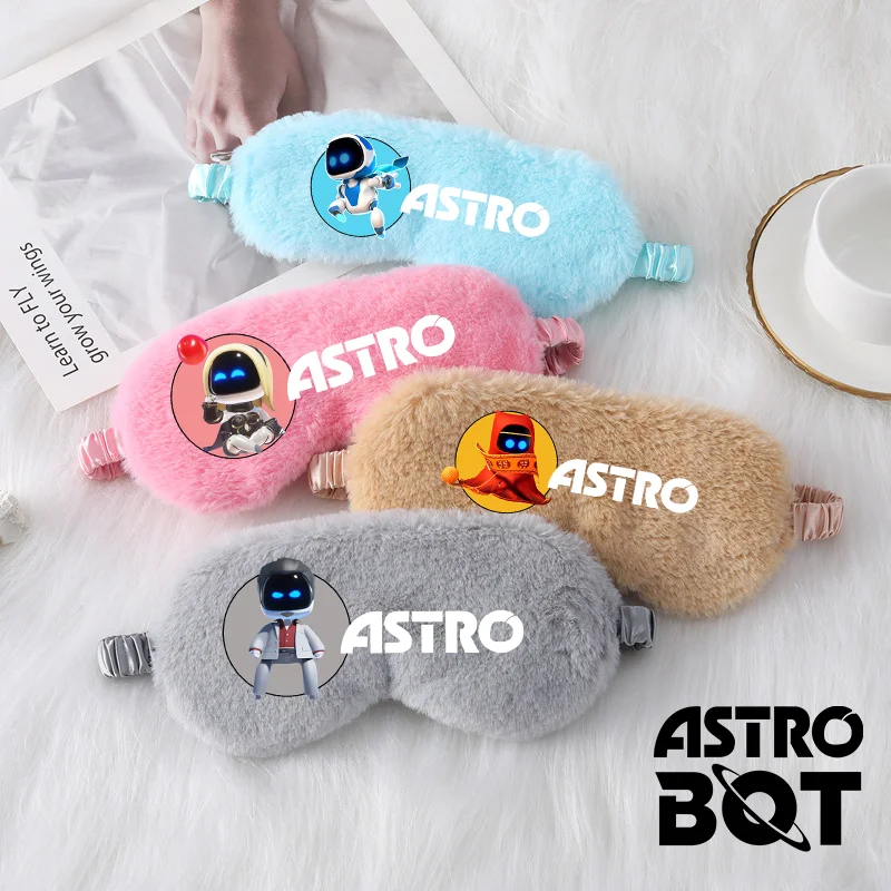 Astro Bot Travel Home Eyes Sleeping Eye Mask Blindfold Eye Cover Mask Eyepatch Relax Mask Eyeshade Boys Girls Kids Adult Gifts