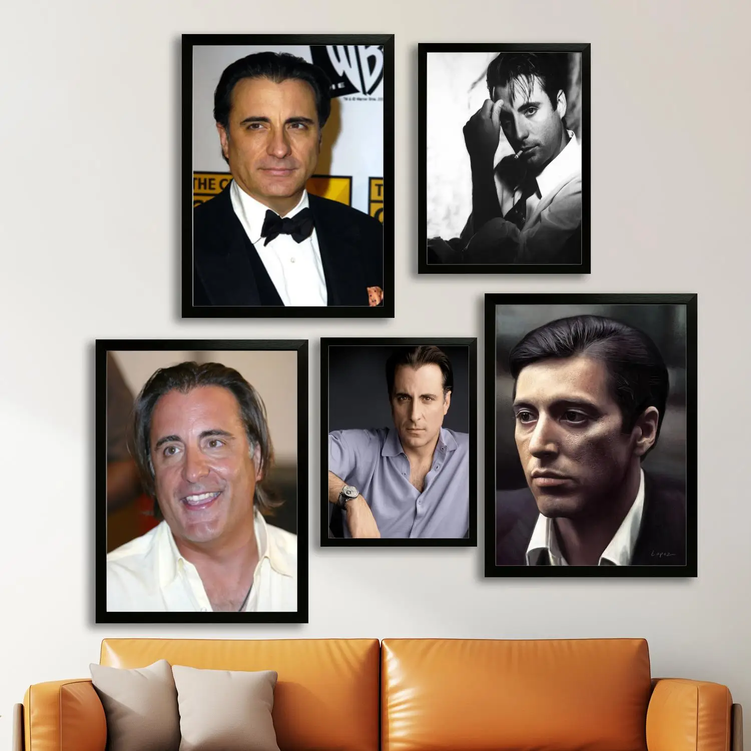 andy garcia al pacino actor Canvas Art Poster and Wall Art, Picture Print, Modern Family Bedroom Decor,Decorative painting