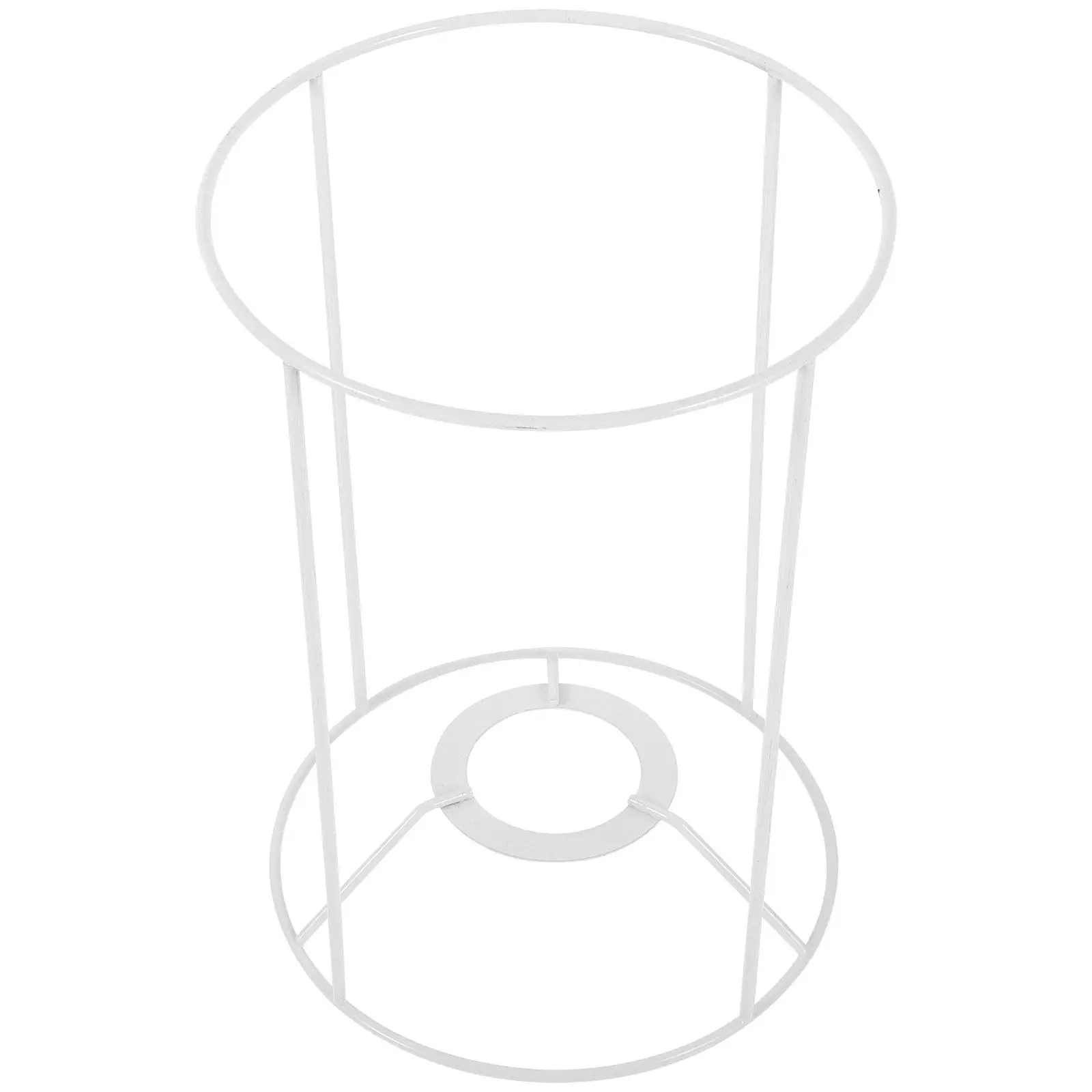 

Металлический каркас для абажура, прочный, устойчивый к ржавчине, для самостоятельной сборки настольной лампы, кольцевой держатель-основание для дома