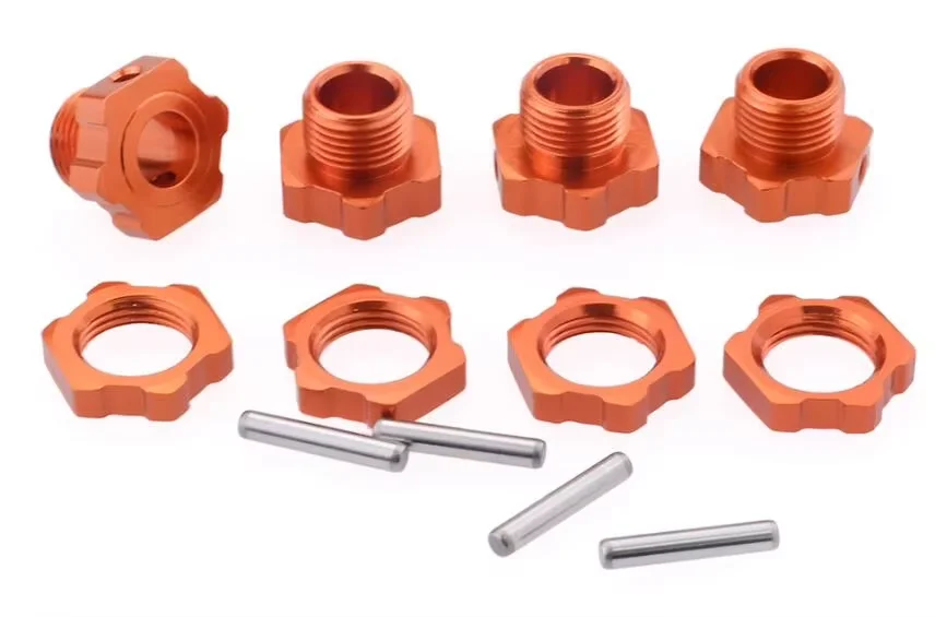 ZD Racing Adapter Latch 8068 Metal 17mm Hex Wheel Hub Mount Adapter For 1/8 RC Car MT8 08427 9116 9020 9021 9203 08421 08423