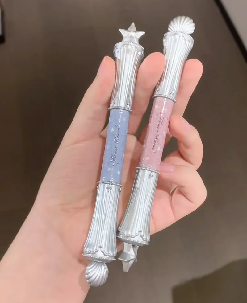 Flower Knows Shell Pearl Collection Double-head Shimmer Eyeliner Pen Lying Silkworm Waterproof Highlighter pendant Eyeshadow