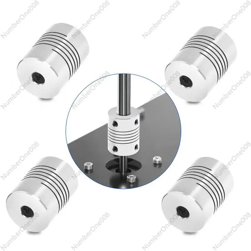 

Aluminum Alloy Flexible Coupling for Stepper Motor and Encoder, D19L25, Precision Flexible Shaft Coupler, 3-10mm