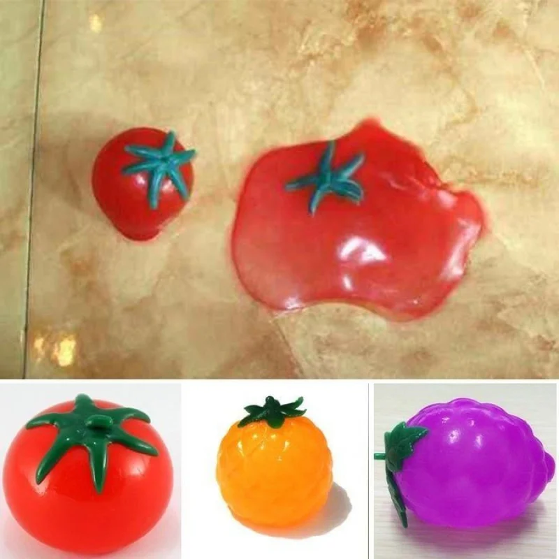 Hand Pinch Pressure Ball, Vent Decompression, Air Outlet, Water Ball, Fruit Ball Spoof, Funny Tomato Model