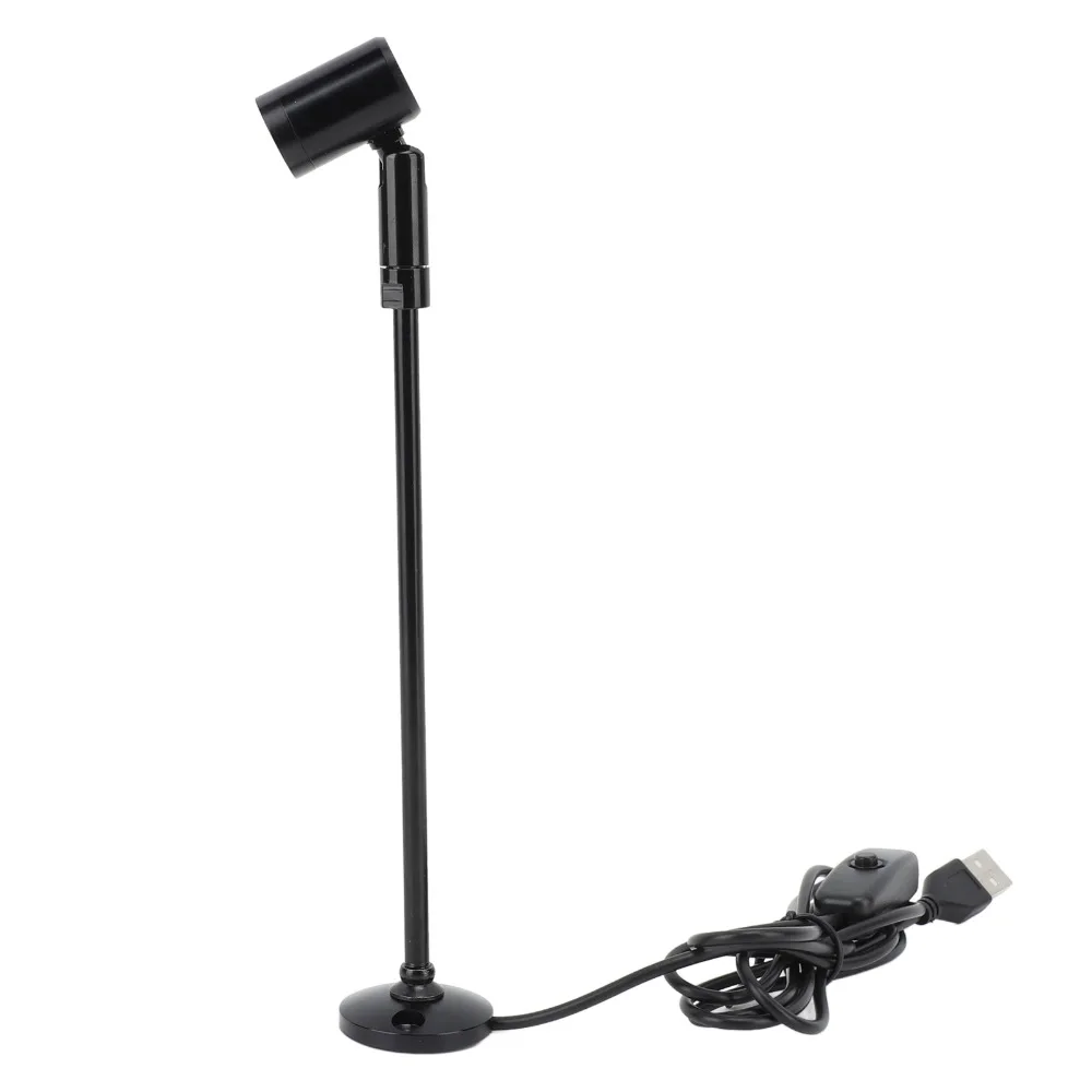 Bright 5V Standing Cabinet Spotlight Adjustable Aluminium Body LED Spotlight USB Powered Mini Spotlight Lamp Exhibition