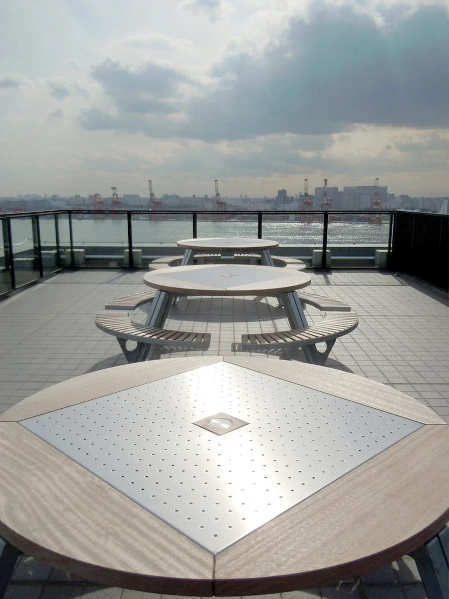 Liftable, park bench combination