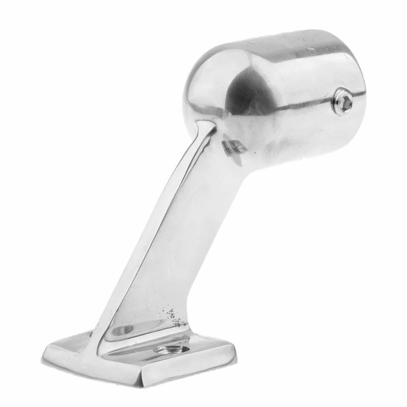 

AT21-For Boat Deck For Yacht 316 Stainless Steel Round Head Stern Bracket 1" Handrail Stanchion
