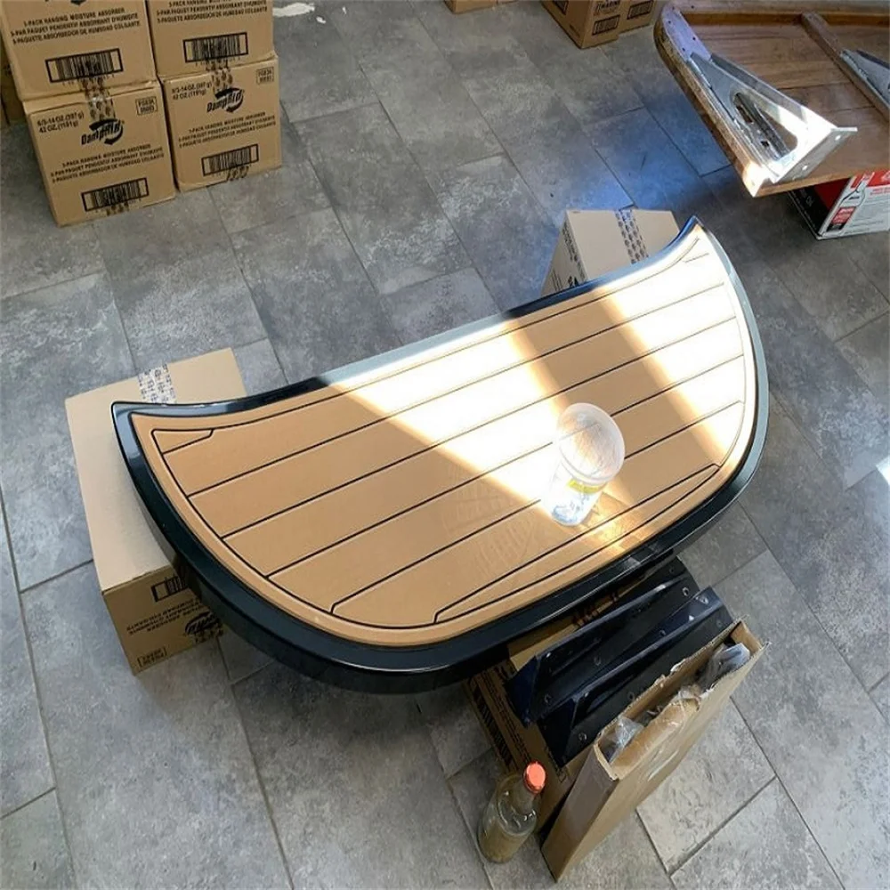 2019 Moomba Makai Swim Step Platform Cockpit Pad Boat EVA Foam Faux Teak Floor Mat Seadek Gatorstep Style Self Adhesive fm16