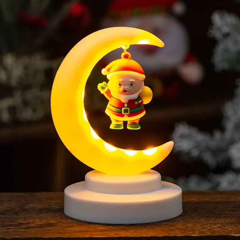 Christmas Decorations Night Lights Children's Rooms Christmas Gifts Desktop Table Lamps Santa Claus   Night Lights