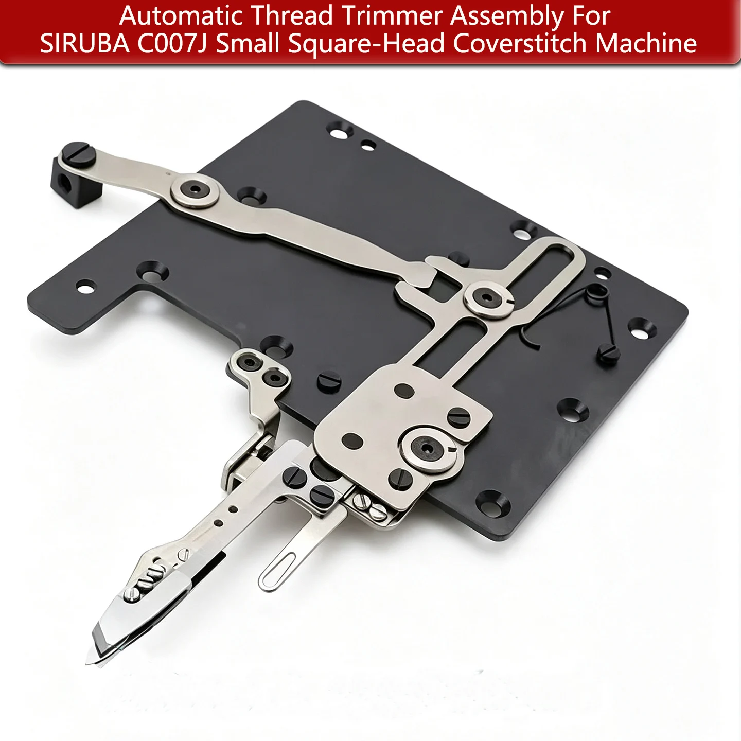 Sewing Machine Spare Parts | Original Thread Trimmer Assembly For Siruba C007J 3‑Needle 5‑Thread Small Square‑Head Coverstitch