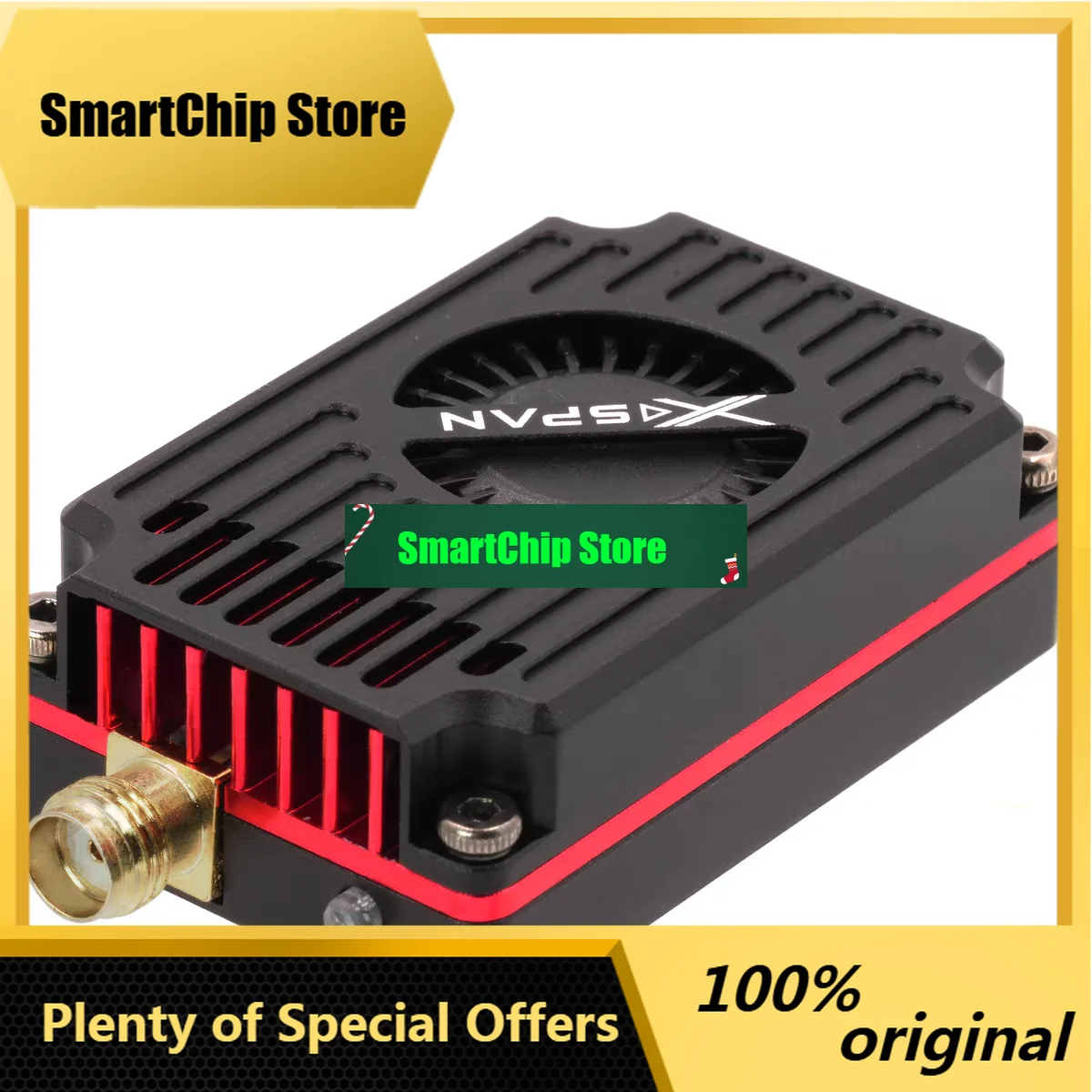 SmCpRUSHFPV 4.9–6.0 GHz 10W 96CHHigh-Power Ultra-Wideband Wireless Video Transmitter, 5.8 GHz Long-Range, In Stock FPV VTX